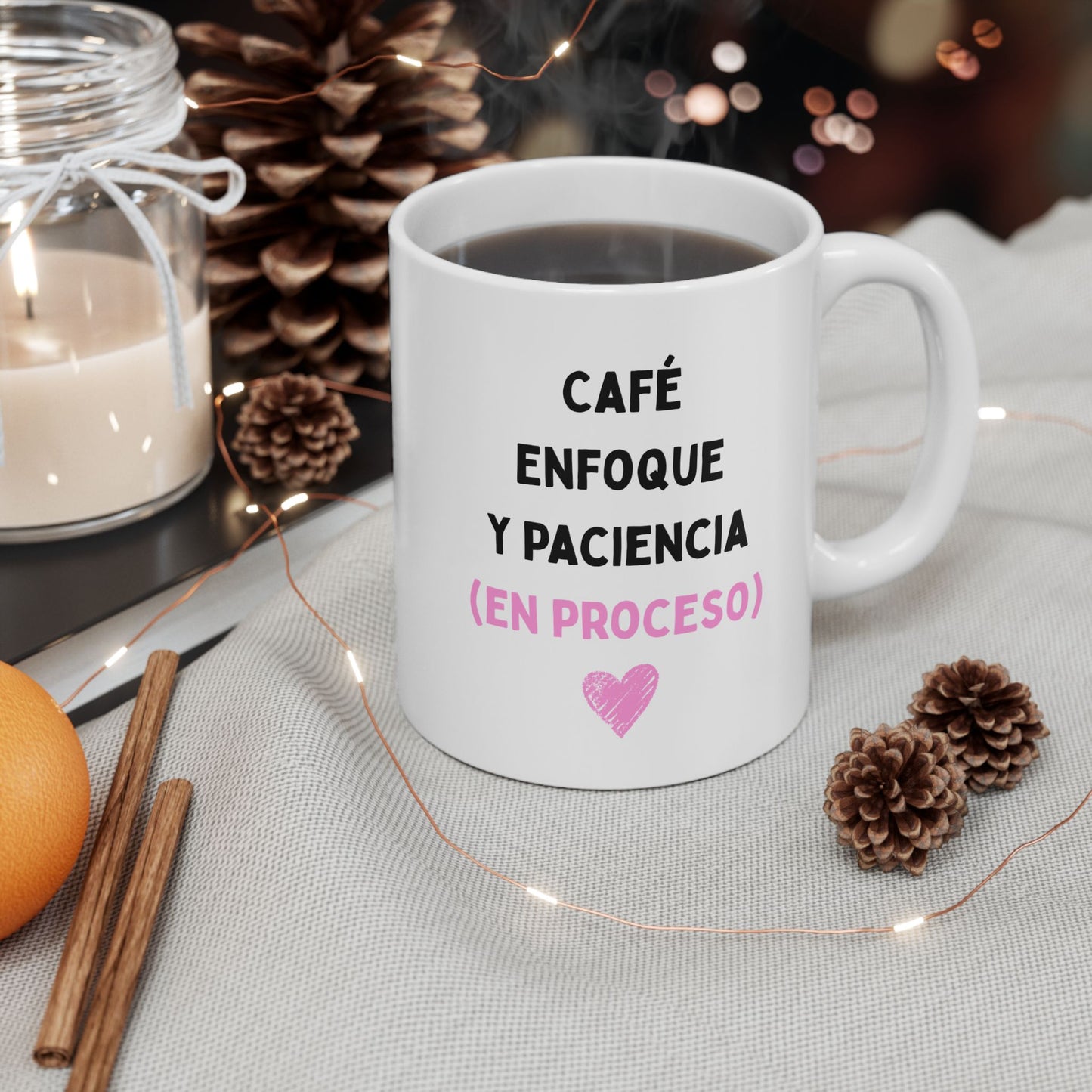 Ceramic Mug — Bilingual Humorous Spanish-English Quote Coffee Cup (11oz, 15oz)