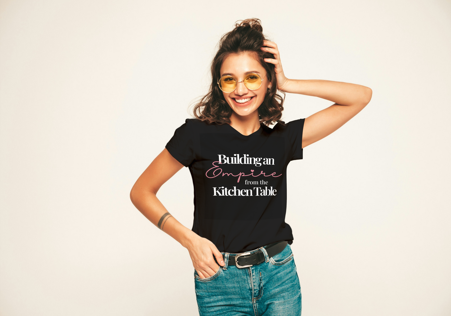 Building an Empire from the Kitchen Table Tee —Latina Boss Tee